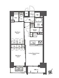 COMFORIA滝野川 2LDKの間取図画像