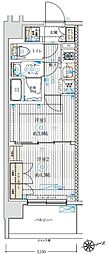 ブライズ中野哲学堂 1Kの間取図画像