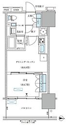 江東区大島4丁目マンション 1DKの間取図画像
