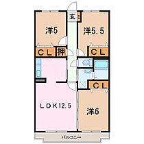 静岡県富士宮市宮原（賃貸アパート3LDK・2階・66.15㎡） その2