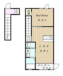 間取図画像 1LDK