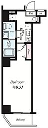 SKYCOURTPALACE押上3 1Kの間取図画像
