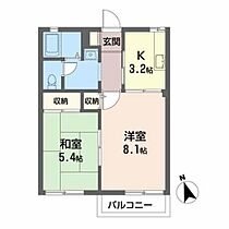 ディアスファミーユ　Ｃ 202 ｜ 福島県福島市黒岩字林ノ内38-1（賃貸アパート2K・2階・38.50㎡） その2