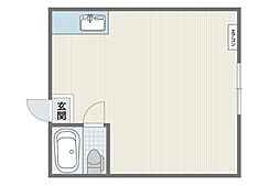 ルミエール井尻 ワンルームの間取図画像
