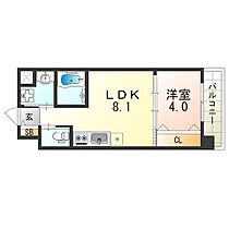 大阪府大阪市西成区岸里２丁目（賃貸マンション1LDK・14階・28.87㎡） その2