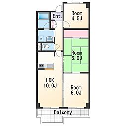 間取図画像 3LDK
