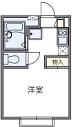 レオパレスメゾン・ド・ユキ 1Kの間取図画像