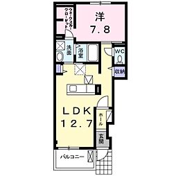 ポートソレイユ 1LDKの間取図画像