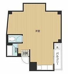 第2マルシンコーポ ワンルームの間取図画像
