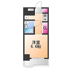 メゾン・ド・フェニックス 1Kの間取図画像