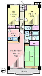 レジデンス向山 3LDKの間取図画像
