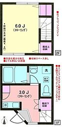 ストーリア 1Kの間取図画像