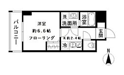 DolceVita自由が丘 1Kの間取図画像