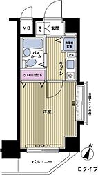 フェニックス笹塚壱番館 1Kの間取図画像