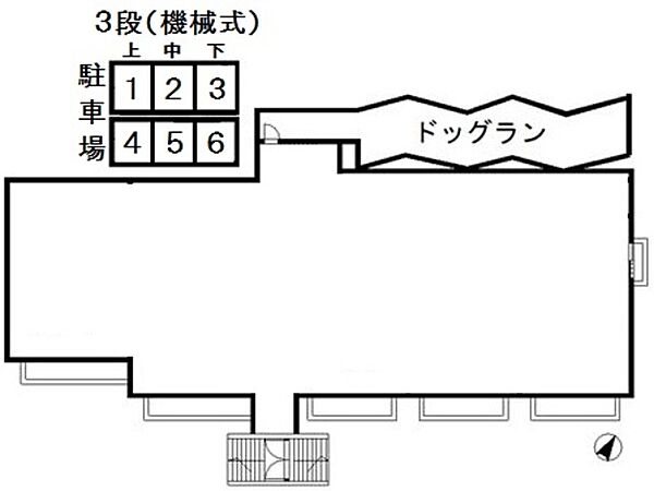 ノートンハウス 203｜東京都世田谷区中町５丁目(賃貸マンション1LDK・2階・48.92㎡)の写真 その3