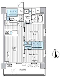 Terra蚕糸の森 2LDKの間取図画像
