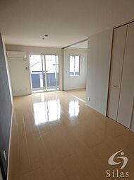 南海高野線 浅香山駅 徒歩8分の賃貸アパート 2階2LDKのリビング/ダイニング