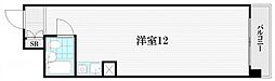 ライオンズヒルズ向ヶ丘遊園 ワンルームの間取図画像