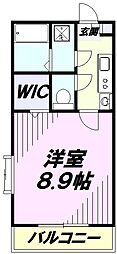リベルタ3 1Kの間取図画像