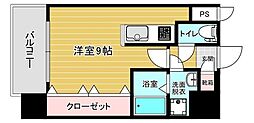 リファレンス東公園 ワンルームの間取図画像