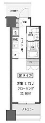 ガーデン蒲田 1Kの間取図画像
