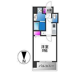 S-レジデンス緑橋駅前 1Kの間取図画像