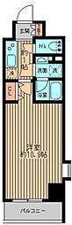 レガーロ御茶ノ水2 1Kの間取図画像