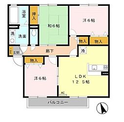 トワイライト 3LDKの間取図画像