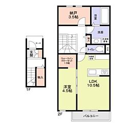 守山区守山三丁目新築計画Ｂ棟（東） 203 1階1SLDKの間取り