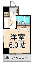 リアライズ東綾瀬 6階1Kの間取り