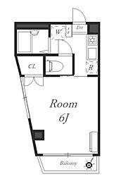 Ｆｏｒｅｓｔ南大塚 2階1Kの間取り