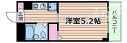 オーティーハイツ上新庄 1Kの間取図画像