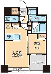 グランカーサ文京千石 3階1LDKの間取り