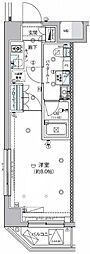 セジョリ早稲田ウエスト 1Kの間取図画像