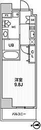 ALTERNA中野 1Kの間取図画像