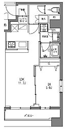 ラ・ドゥセール秋葉原 9階1LDKの間取り