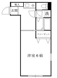 ブライト・T 1Kの間取図画像