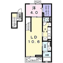 プログレス 1LDKの間取図画像