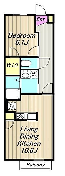 ＹＳヴィラII 202｜神奈川県相模原市南区西大沼１丁目(賃貸アパート1LDK・2階・43.20㎡)の写真 その2