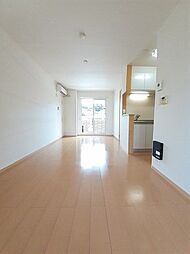 JR横浜線 橋本駅 バス10分 職業大前下車 徒歩2分の賃貸アパート 1階1LDKのリビング/ダイニング