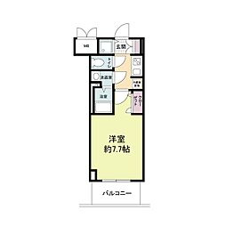 Osaka Metro中央線 朝潮橋駅 徒歩6分の賃貸マンション 5階1Kの間取り