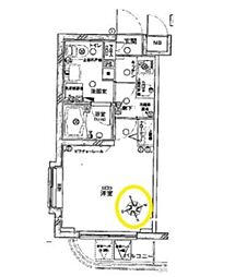 グリフィン・向ヶ丘遊園 1Kの間取図画像