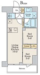 CREATIF本所吾妻橋 2LDKの間取図画像
