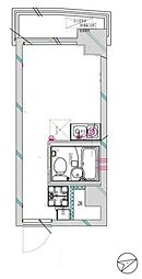 シティープラザ南麻布 ワンルームの間取図画像