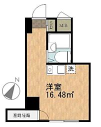 ダイシンプラザ ワンルームの間取図画像
