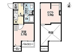 メゾンブラン北野田 2階