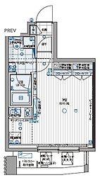 パティーナ三田台 ワンルームの間取図画像