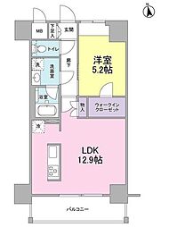 VANTAGEHASUNE 1LDKの間取図画像