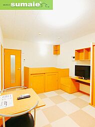 レオパレスグランドゥール太田 2階1Kのリビング/ダイニング