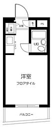 TOP目白2 ワンルームの間取図画像